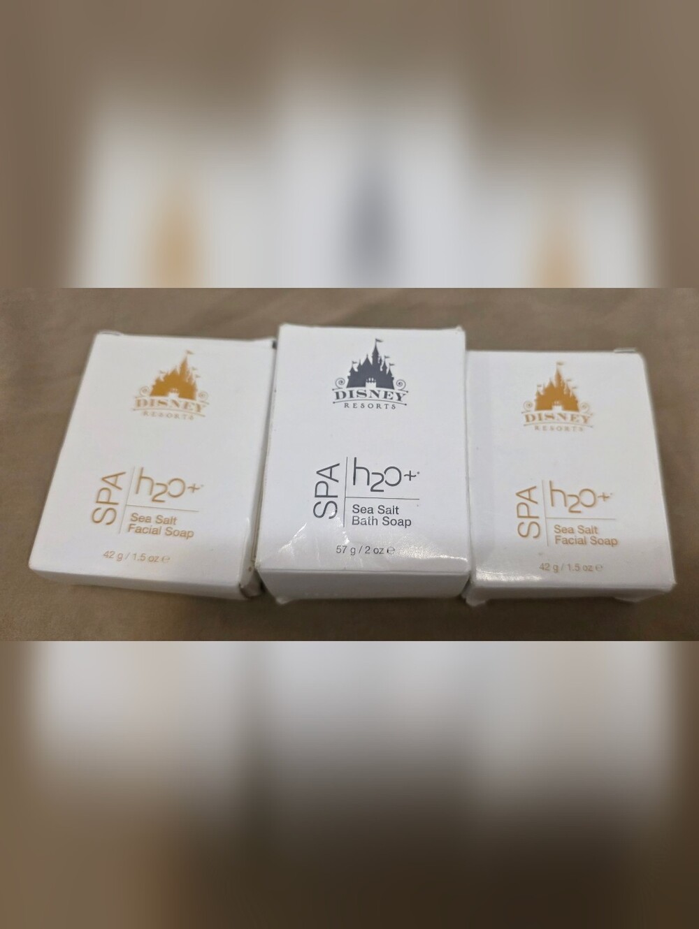 Disney Resorts H2O+ Spa Sea Salt Soap Set Vintage Unused Toiletries Collectible